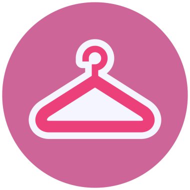 Askı. Web simgesi basit illüstrasyon