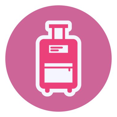 vector illustration of Luggage