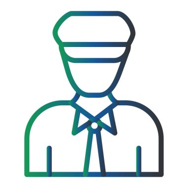 Adamım. Web simgesi basit illüstrasyon