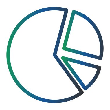 Grafik simgesinin vektör illüstrasyonu