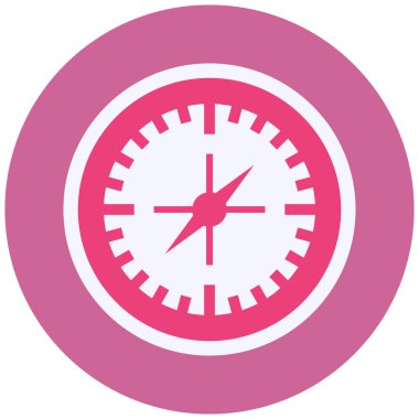 vector compass icon in trendy style