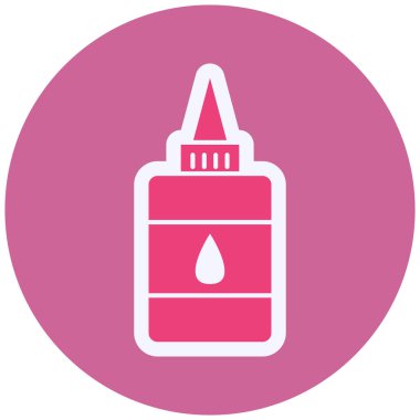 Yapıştırıcı. Web simgesi basit illüstrasyon