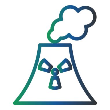 Nuclear science experiment vector illustration