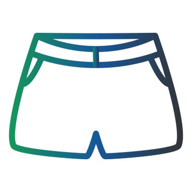 color vector icon illustration of casual apparel 