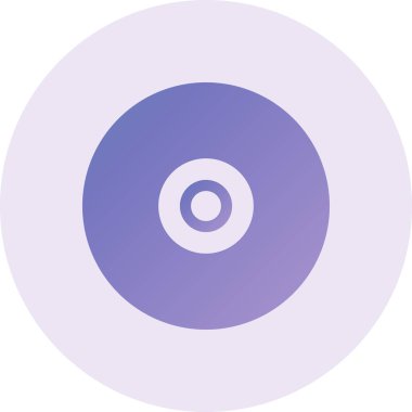 Compact Disc, simple web illustration  