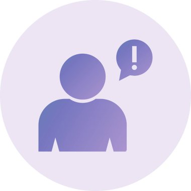 Complaint vector icon modern illustration