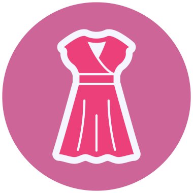 Elbise. Web simgesi basit illüstrasyon