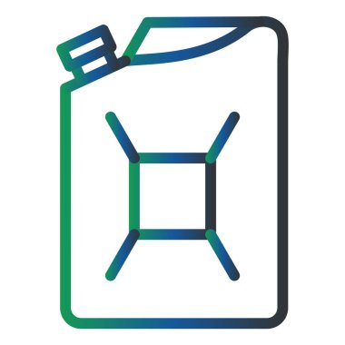 Yakıt Vektörü Kabartma Simgesi Tasarımı 