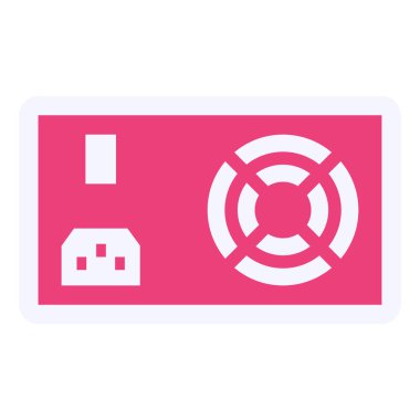 Güç simgesinin vektör illüstrasyonu