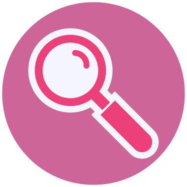 magnifying glass, web icon simple illustration