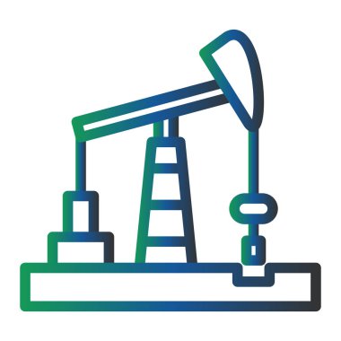 vector illustration of Oil Field