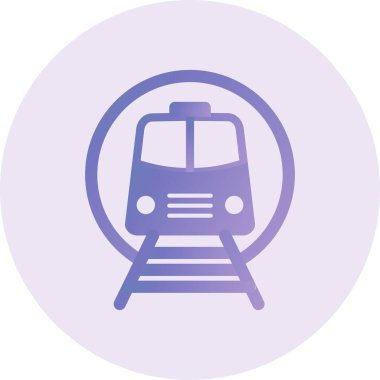 tren simgesi vektör illüstrasyonu