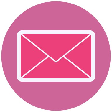 Mektup. Web simgesi basit illüstrasyon 