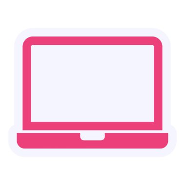 Bilgisayar. Web simgesi vektör illüstrasyonu