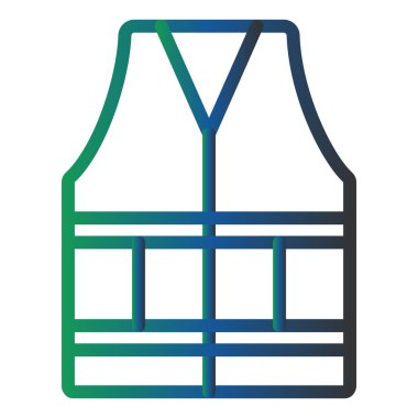 color vector icon illustration of casual apparel 