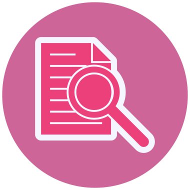 Arama simgesinin vektör illüstrasyonu