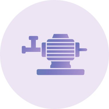 water pipe icon. outline illustration