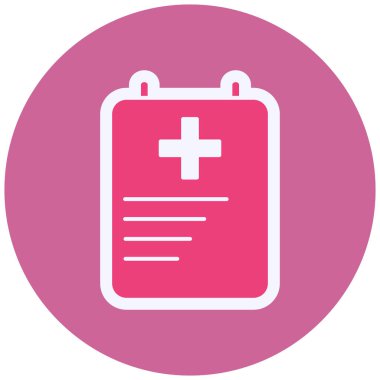 Rapor Vektörü Kabartma Simgesi Tasarımı 