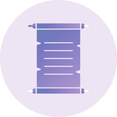 Kağıt. Web simgesi basit illüstrasyon