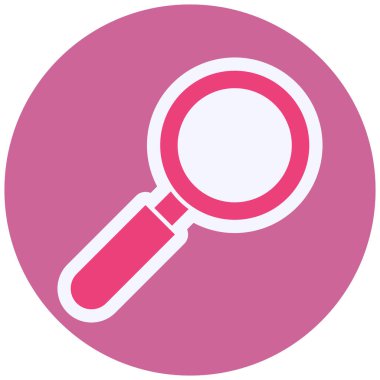 Arama simgesinin vektör illüstrasyonu