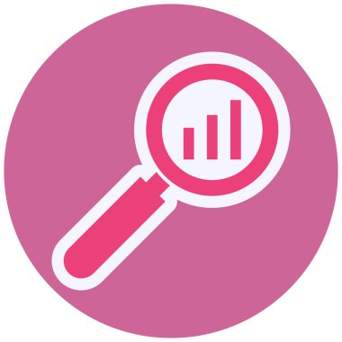 Arama simgesi vektör illüstrasyonu