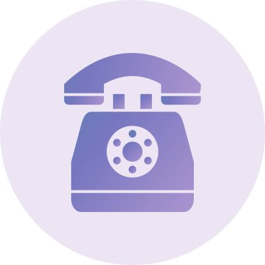 Telefon. Web simgesi vektör illüstrasyonu