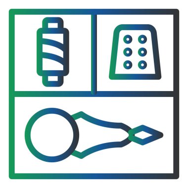 Tailor craft. web icon simple illustration