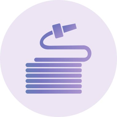 simple web illustration icon of Hose