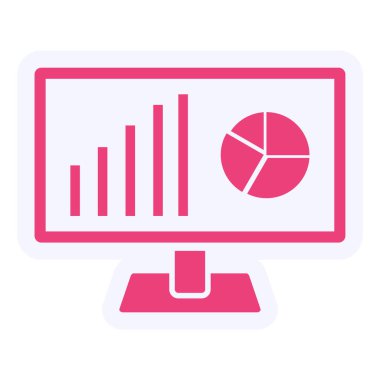 Grafik. Web simgesi basit illüstrasyon