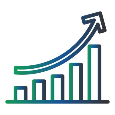 Grafik. Web simgesi basit illüstrasyon 
