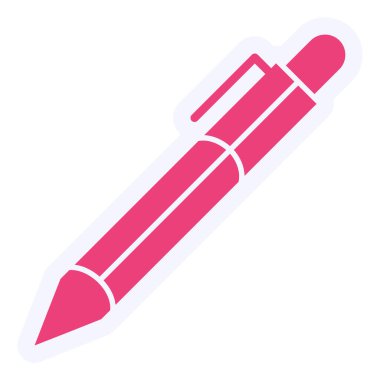 Kalem Vektörü Şekil Simgesi Tasarımı