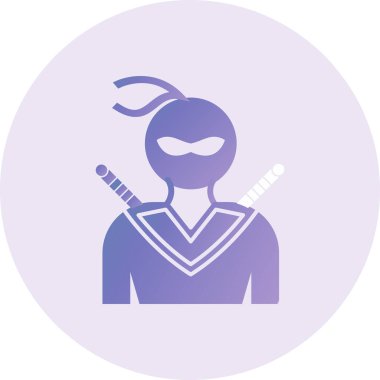Ninja Vektör Simge Tasarımı