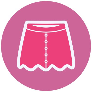 color vector icon illustration of casual apparel 