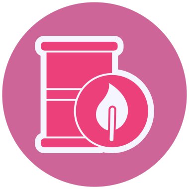 Eco Barre flat icon illustration 