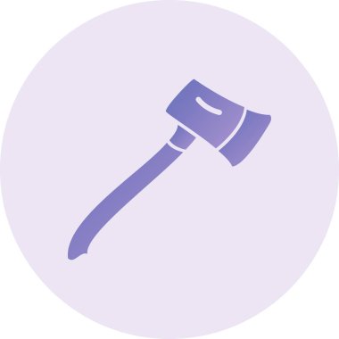 vector illustration of modern  axe