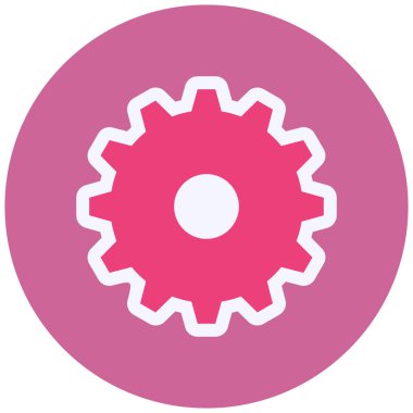 Ayarlar. Web simgesi basit illüstrasyon