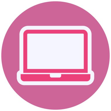 Bilgisayar. Web simgesi vektör illüstrasyonu