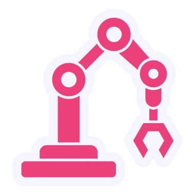 Robot kolun vektör illüstrasyonu