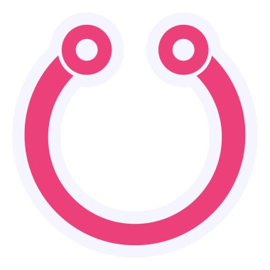 Bebeğim. Web simgesi basit illüstrasyon