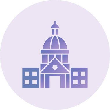 kilise simgesi vektör illüstrasyonu