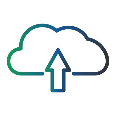 bulut indirme simgesi, vektör illüstrasyonu