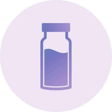 Şişeler Vektör Kabartma Simgesi Tasarımı 