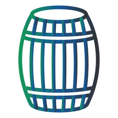 Fıçı. Web simgesi basit illüstrasyon 