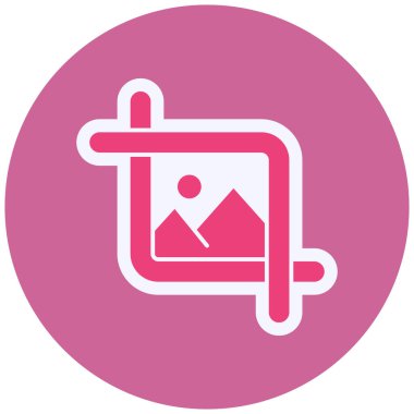 Crop Vector Glyph Icon Design 