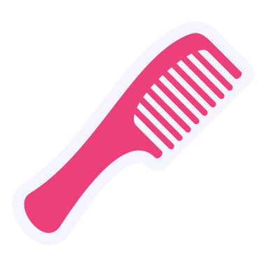 hair comb icon. trendy flat style illustration.