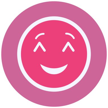 vector illustration of face Shy emoticon