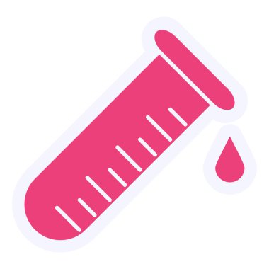 Test Tubes Vector Glyph Icon Design