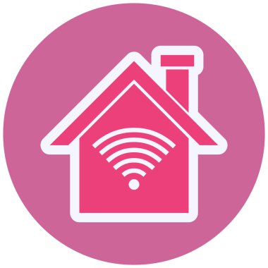 Ev simgesinin vektör illüstrasyonu