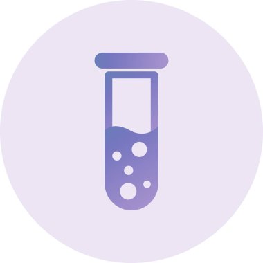 test tübü ikon vektör çizimi
