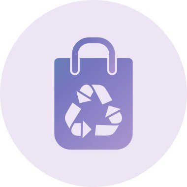 web icon, simple illustration of Recycle sign 